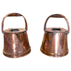 Pair of Copper Milk Jars from the XIX Century