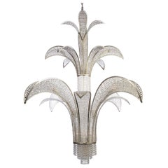 Certified Maison Bagues Chandelier, 25 Lights Iron & Crystal #18085