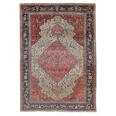 Antique Persian Farahan Sarouk, circa 1900