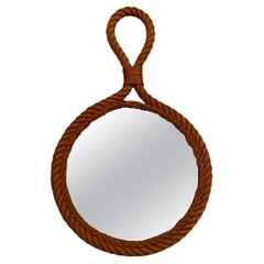 1950's Spanish Ochre Double Rope Braided Mirror