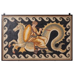 Vintage Style Greek Mosaic Depicting Thetis