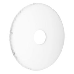 Espejo de Pared Rondo 95 Acero al Carbono Blanco Mate by Zieta