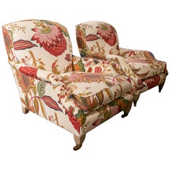 Pair of Armchairs with Wooden Structure and Gaston&Daniela's Upholstery