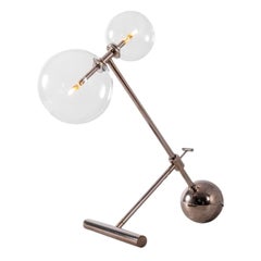 Zosia Polished Nickel Table Lamp by Schwung