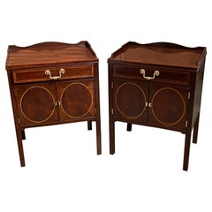 Assembled Pair of Councill Craftsmen Mahogany End Tables or Night Stands