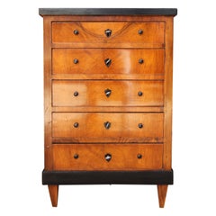 Small 19th Century German Biedermeier Chest of Drawers