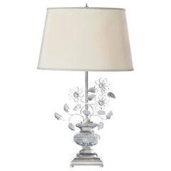 Certified Maison Bagues Lamp, Iron and Crystal 2 Lights #18150