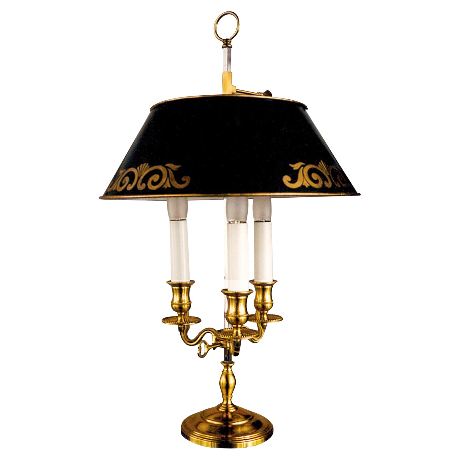Certified Maison Bagues Table Lamp Bouillotte, Bronze 1 Light #18015 For  Sale at 1stDibs