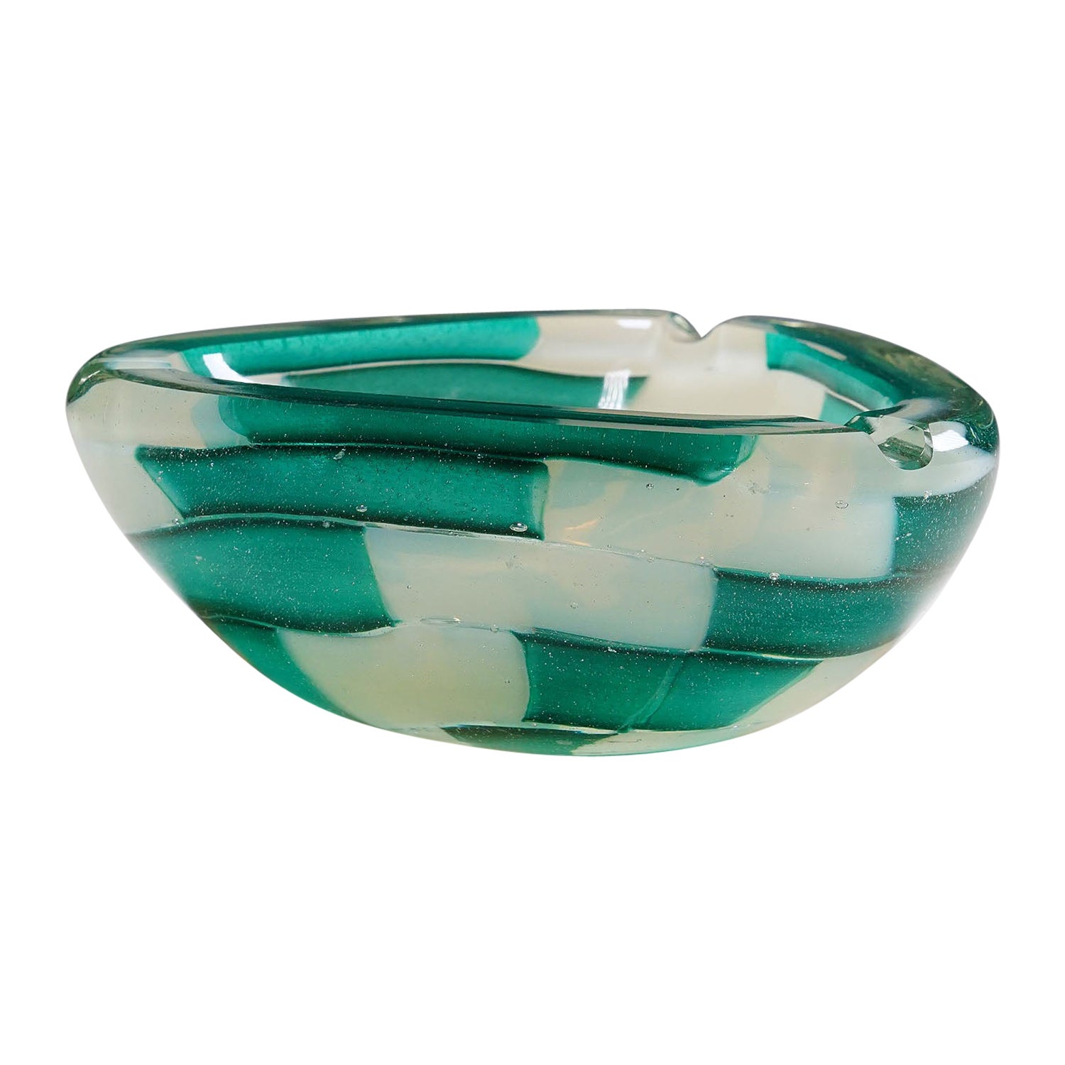 Vintage Murano Pezzato Art Glass Ashtray by Barovier and Toso 1950s For  Sale at 1stDibs