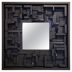 Louise Nevelson Style Mirror, circa 1960
