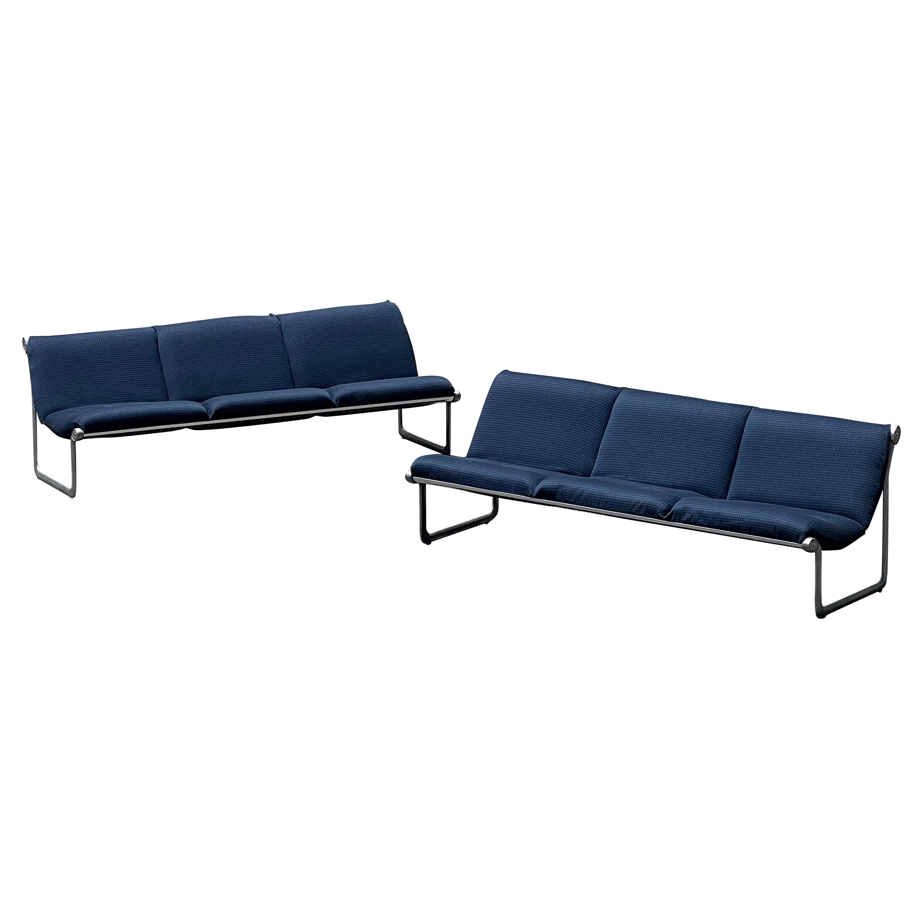 Vintage “Sling” Sofas by Bruce Hannah and Andrew Morrison for Knoll - a Pair