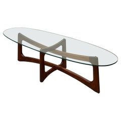 Mid-Century "Ribbon" Coffee Table Attributed to Adrian Pearsall