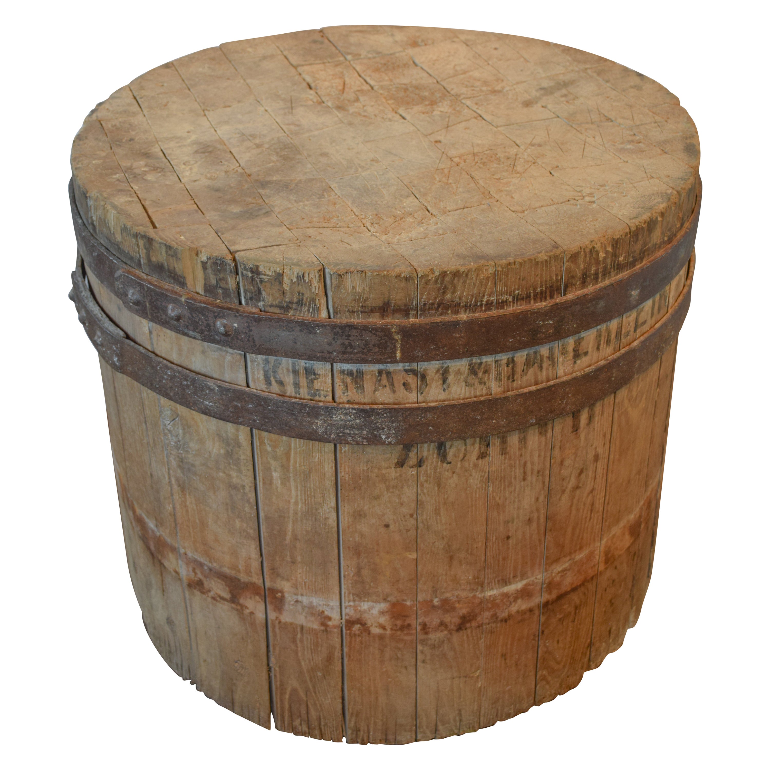 Large Round Butcher Block