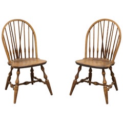 Used HABERSHAM Pine Windsor Dining Side Chairs - Pair A