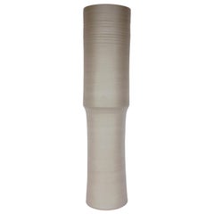 Rina Menardi Handmade Ceramic Totem Vase in Light Brown