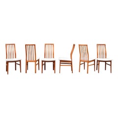 Schou Andersen Kai Kristiansen Model 170 Danish Teak Dining Chair Set of 6