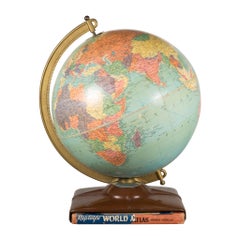 Replogle Standard Globe with Atlas, C.1950