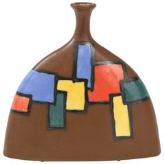 1970's Mid-Century Modern Large Pottery Vase