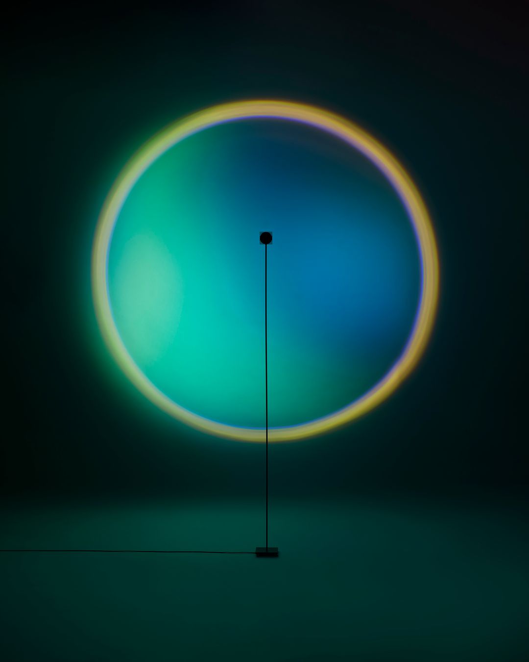 Halo Earth Floor Lamp Projector by Mandalaki For Sale