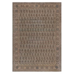 Persischer Täbriz-Teppich aus der Mitte des 20.