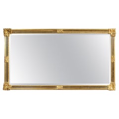20th Century Gold Wood and Plaster French Mirror, 1970