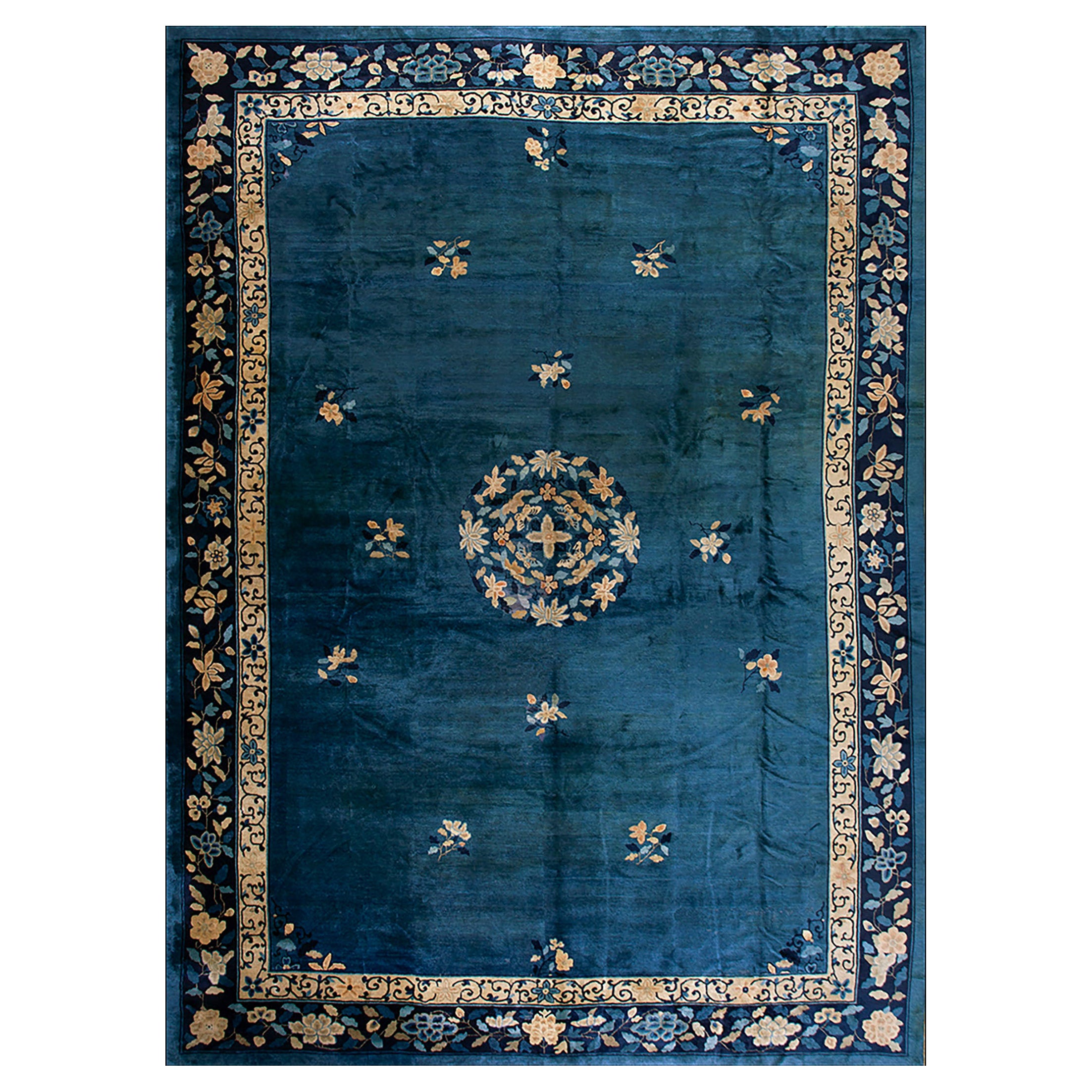 Late 19th Century Chinese Peking Carpet ( 13' x 17'10'' - 396 x 544 ) For Sale