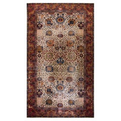 Antique Early 20th Century Indian Lahore Carpet ( 11' x 18'10'' - 335 x 575 )