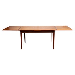 Mid-Century Danish Extending Teak Dining Table by Am Mobler, 1960s