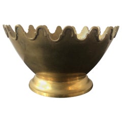 1950s Bronze Crown Bowl