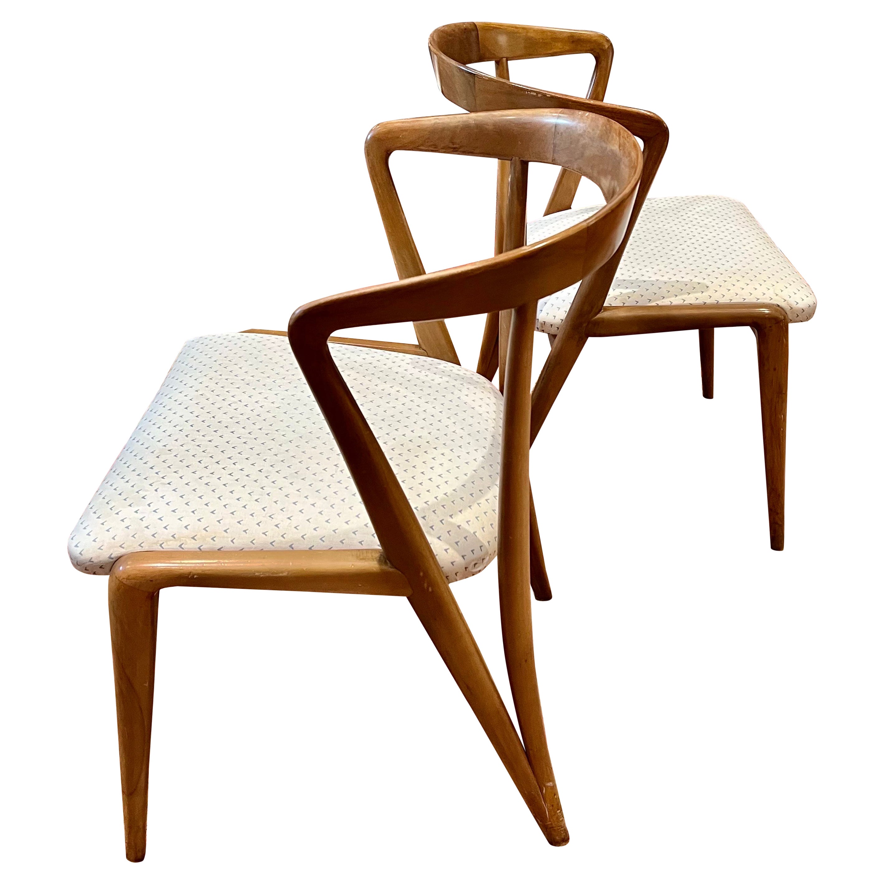 Set of Six Dining Chairs Designed by Bertha Schaefer for Singer and