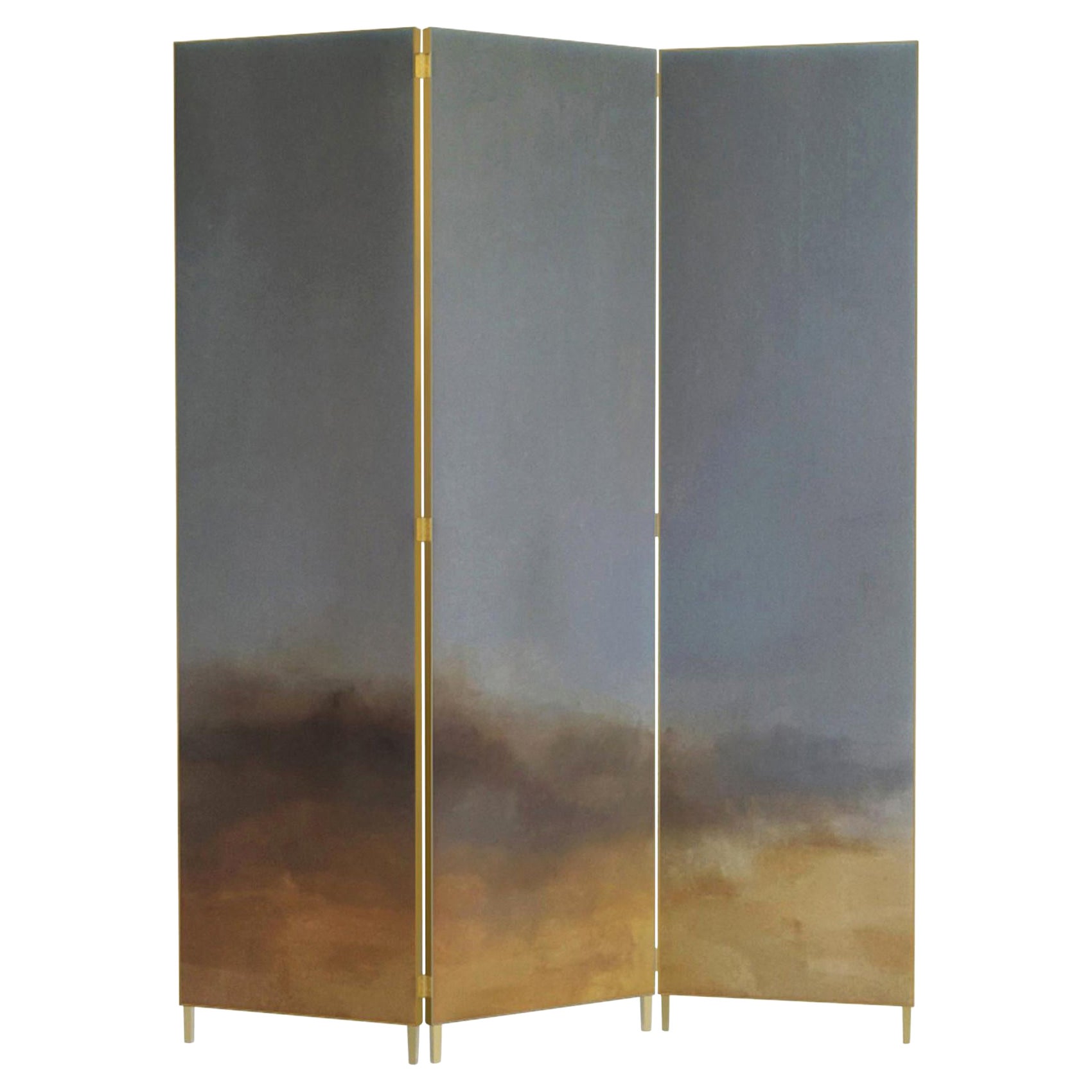 Hand Painted Screen, Jan Garncarek and Ewelina Makosa