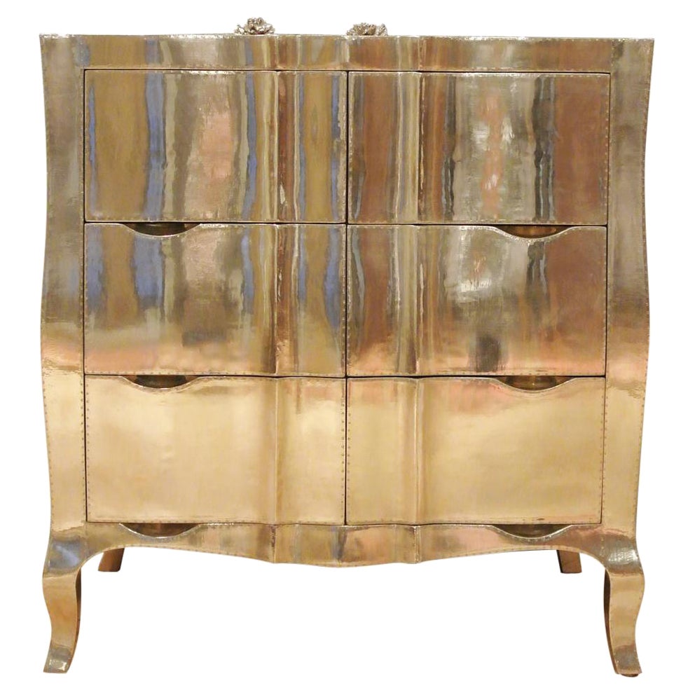 Contemporary Louise Dresser in White Bronze over Teak by Paul Mathieu for Stephanie Odegard For Sale