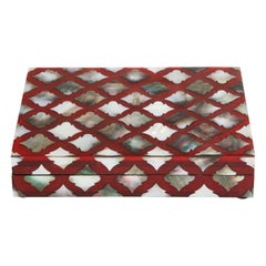 Moorish Influenced Abalone Shell Decorative Box