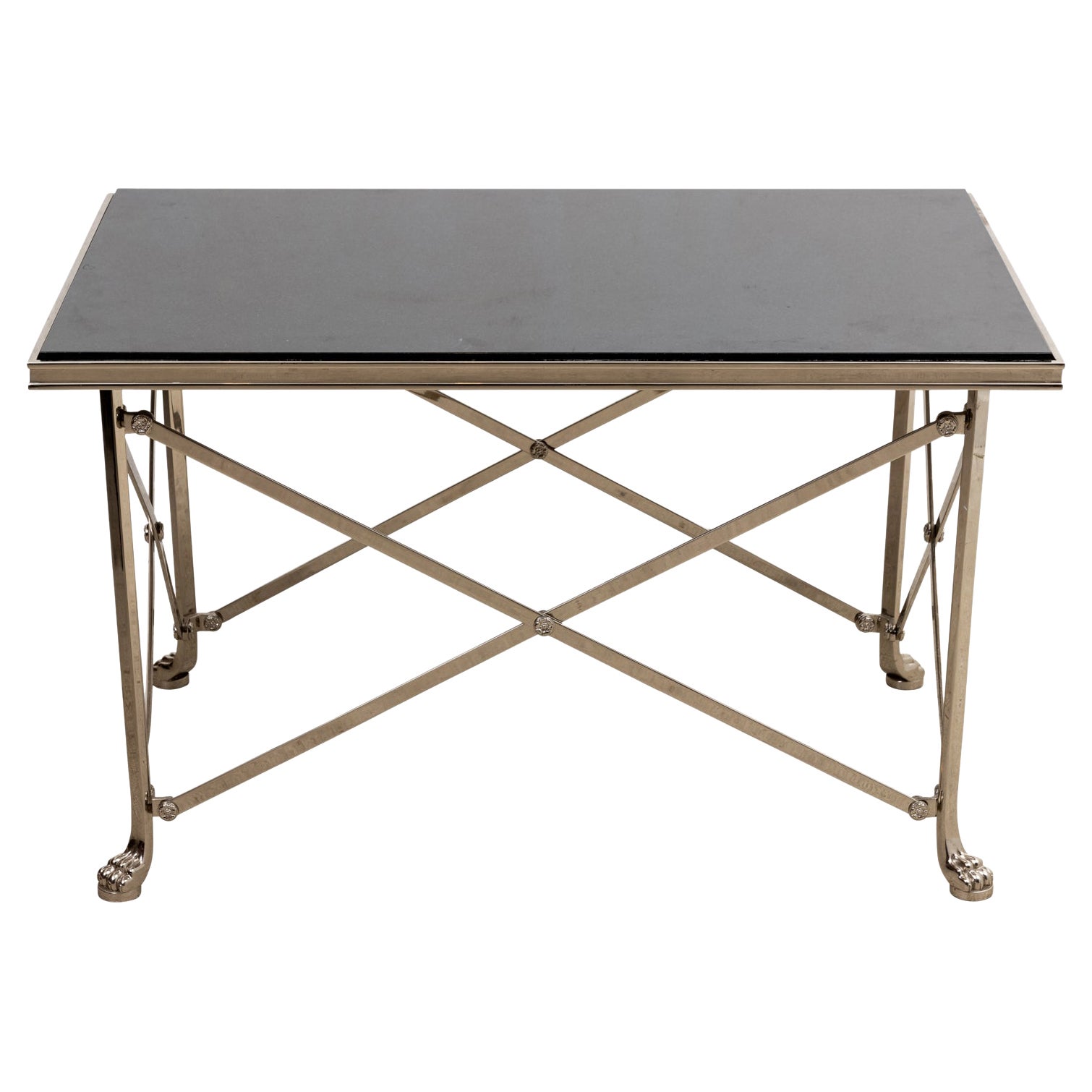 Metal and Granite Tea Table by Ralph Lauren