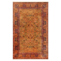 Tapis indien ancien de type Agra. Taille : 11 ft x 17 ft 8 in