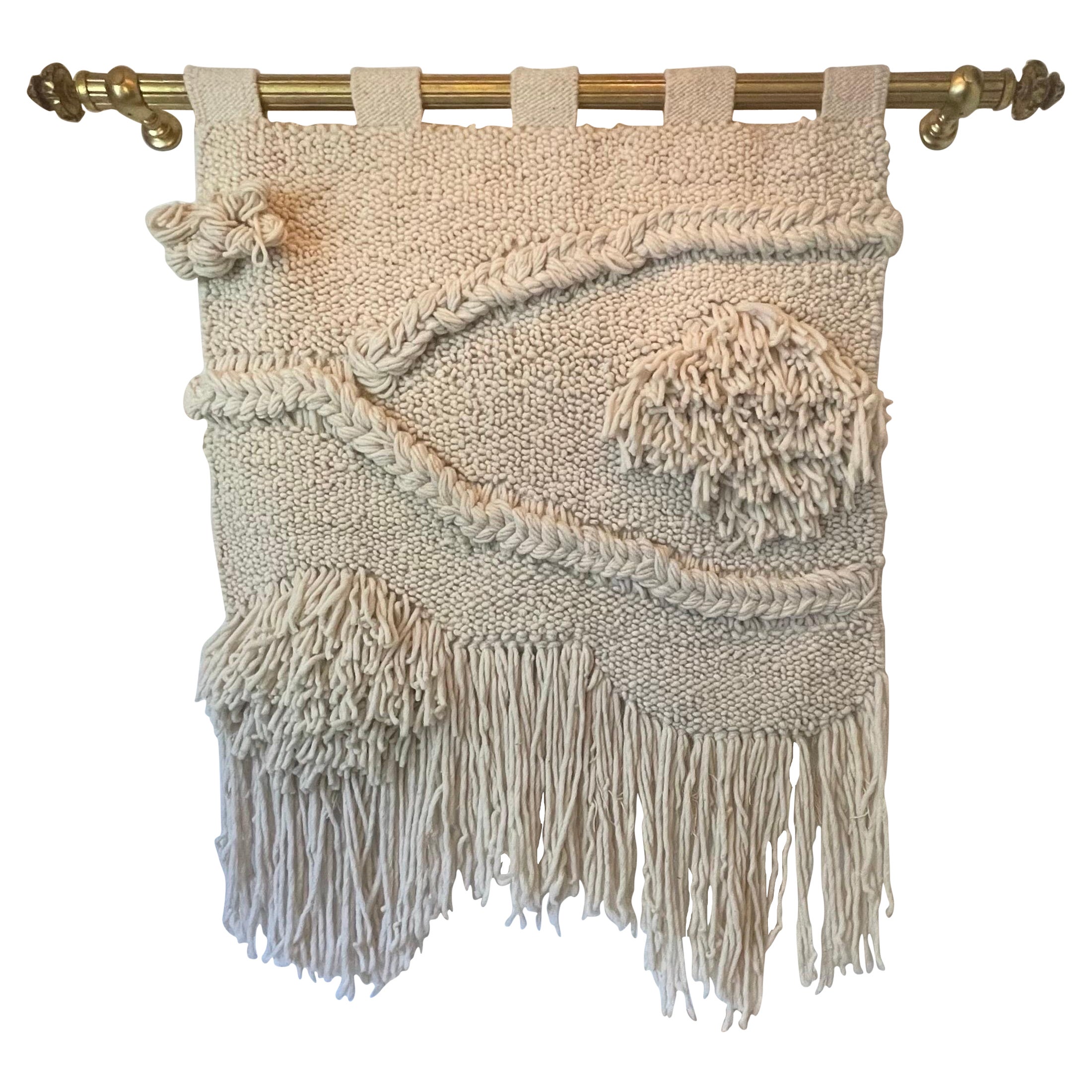 100% Natural Handwoven Wool Tapestry/ Wall Art For Sale