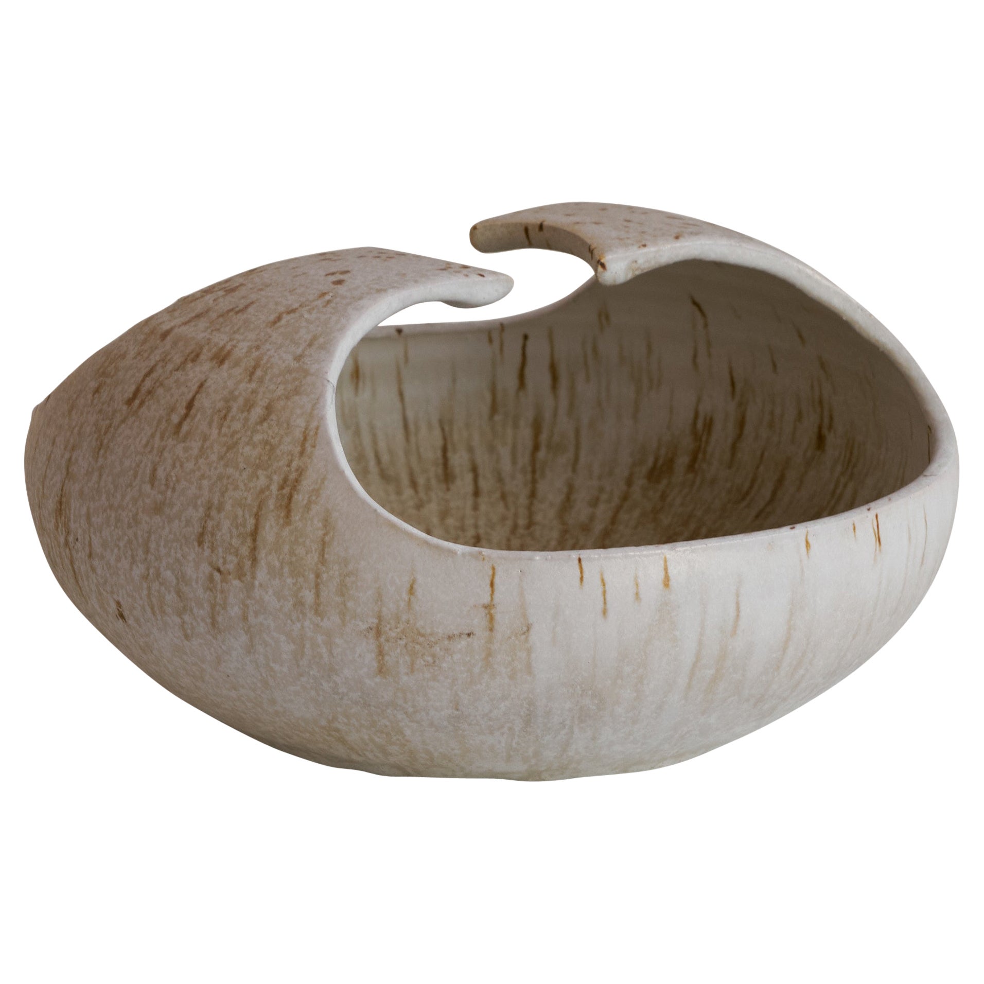 Jaap Ravelli Large Sculptural Studio Pottery Bowl For Sale