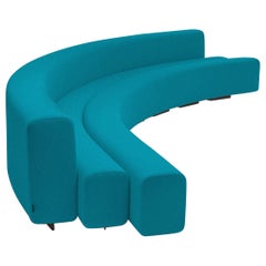 Osaka Cyan Flexible Curve Sofa by La Cividina