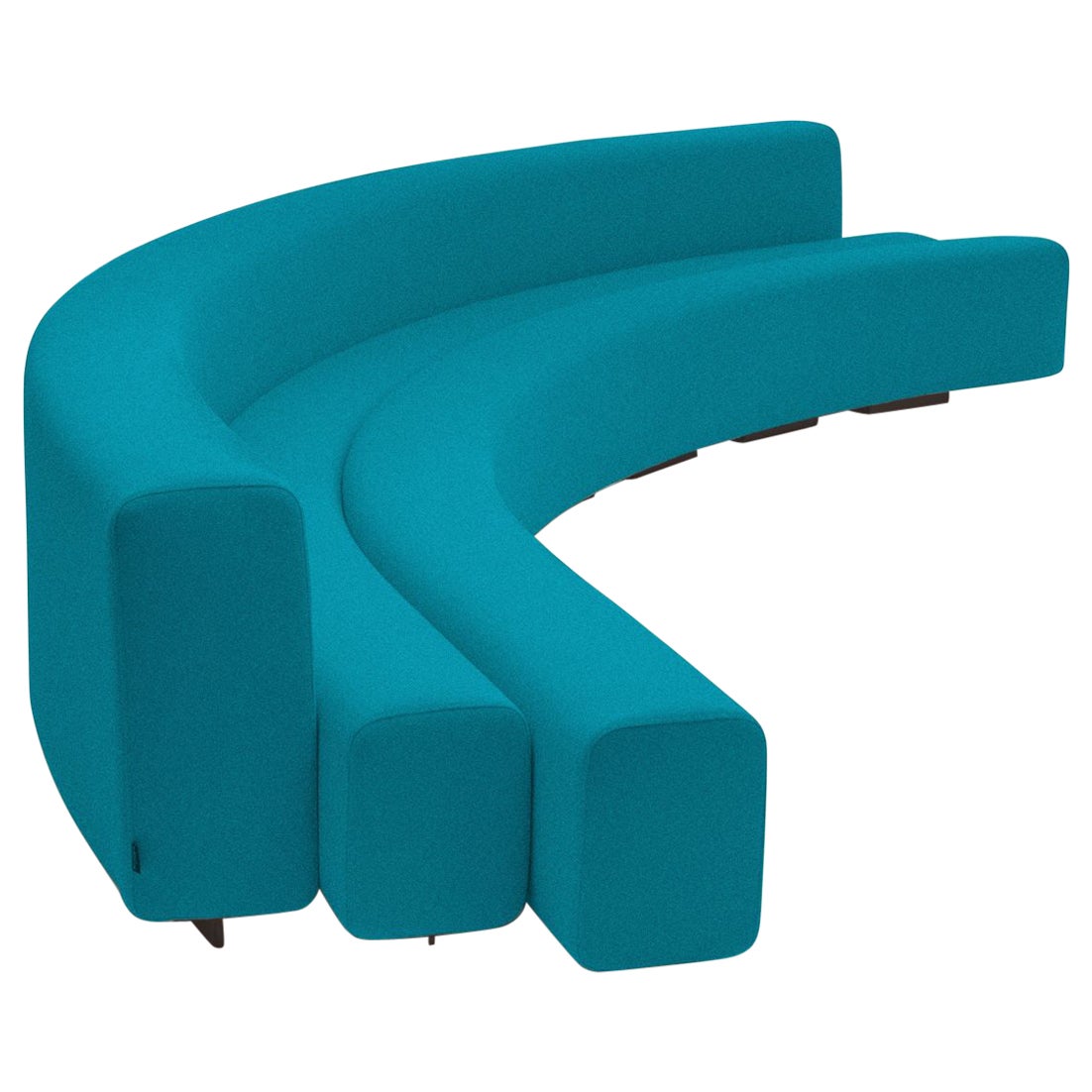 Osaka Cyan Flexible Curve Sofa by La Cividina