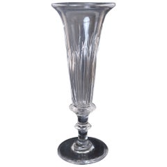 Antique Glass Champagne Flute, English, 19th Century