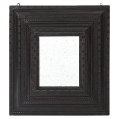 Italian Baroque Carved Ebonized Frame/Mirror