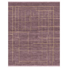 Nazmiyal Collection Geometric Modern Transitional Rug. 5 ft 10 in x 9 ft 5 in