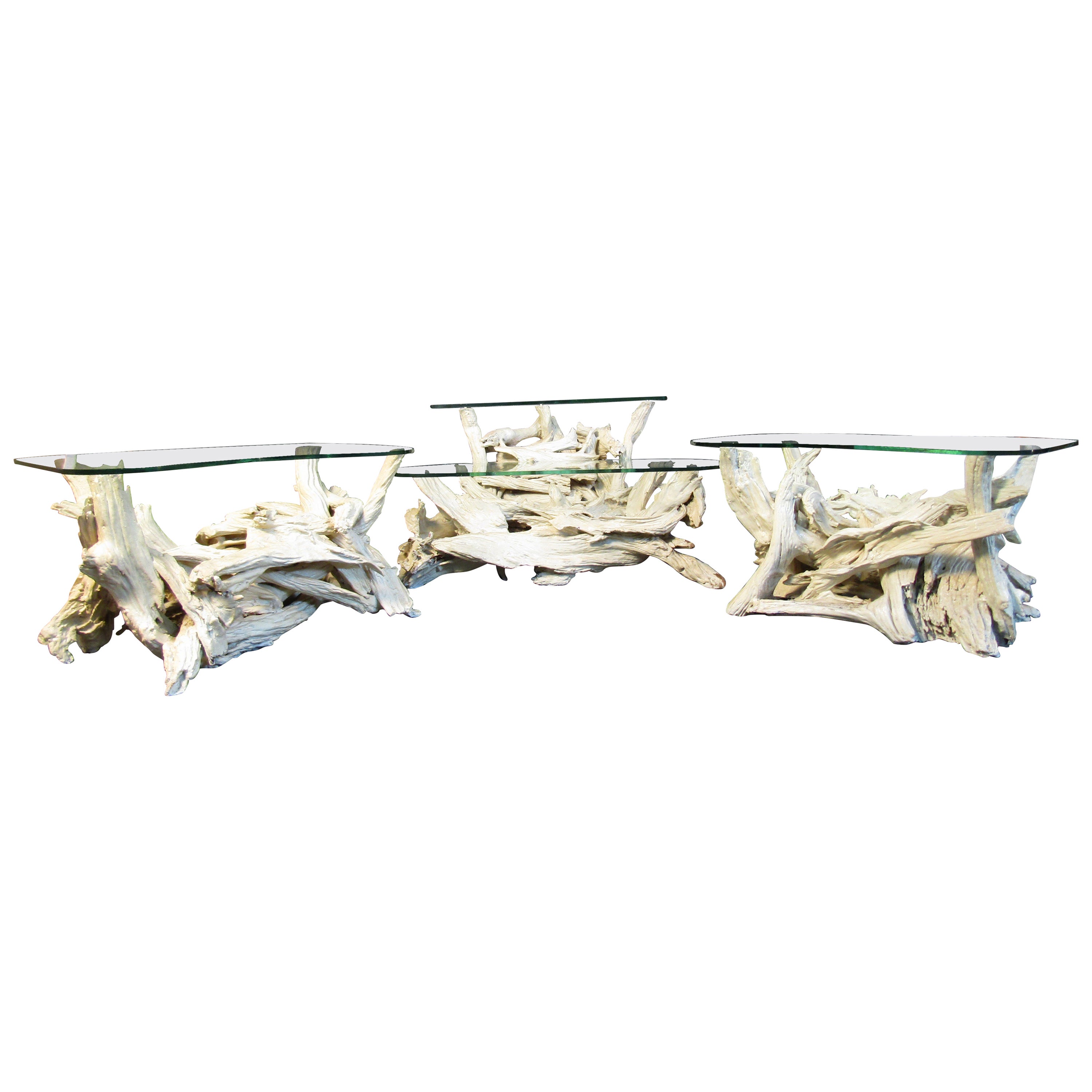 Driftwood Coffee Table Set 