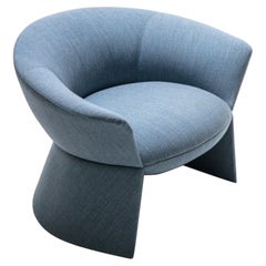 Swale Low Armchair with Upholtered Base by La Cividina