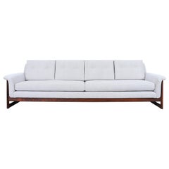 Swedish Rosewood Sofa by Folke Ohlsson for Dux