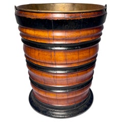 Antique English 19th Century Brass Lined Bucket.