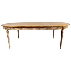 French Louis XVI Style Neoclassical Dining Table