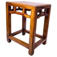 Stool from China, Early 20th Century, in Wood, Brown Color