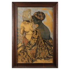 "Femmes Au Bain" Painting by Georges Manzana-Pissarro
