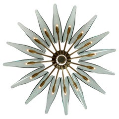 Lampadario Dahlia modello '1563' di Max Ingrand per Fontana Arte, Italia, 1954 ca.
